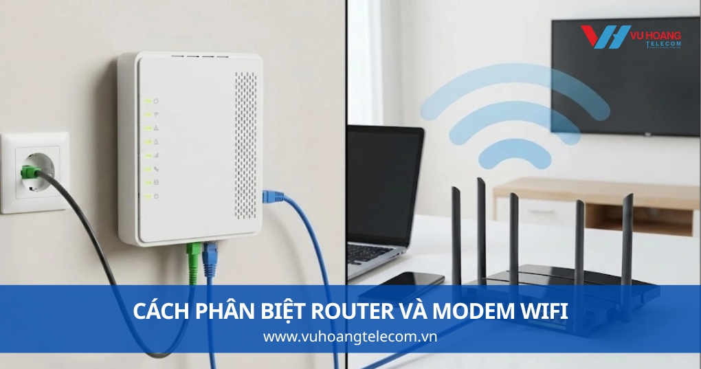 Phân Biệt Router Và Modem Wifi Bằng Mắt Thường