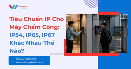 Tiêu Chuẩn IP Cho Máy Chấm Công: IP54, IP65, IP67