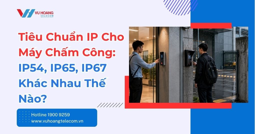 Tiêu Chuẩn IP Cho Máy Chấm Công: IP54, IP65, IP67