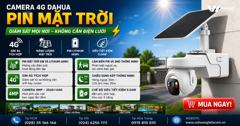 Camera 4G Dahua DH-KIT/IPC-PT2449B1-4GB20/M0508 4MP giá tốt