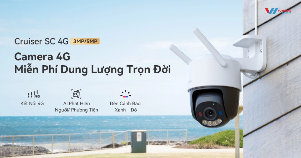 Camera IMOU IPC-K7F-3M1T-X 4G SIM Mobifone Sẵn 3MP