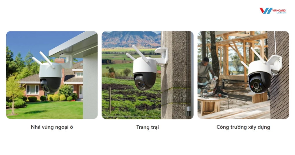 Lắp Đặt Camera 4G Không Cần Kéo Dây Mạng Hay WiFi