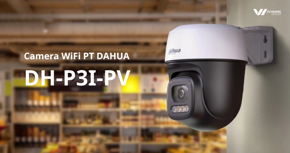 Camera WiFi Dahua DH-P3I-PV 3MP Smart Tracking AI