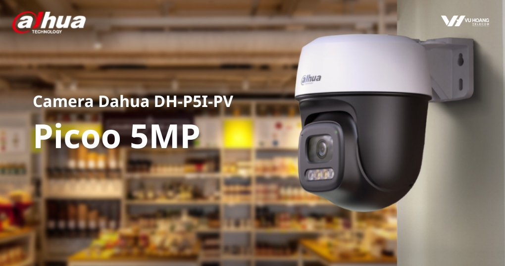 Camera WiFi Dahua DH-P5I-PV Picoo 5MP Smart Tracking