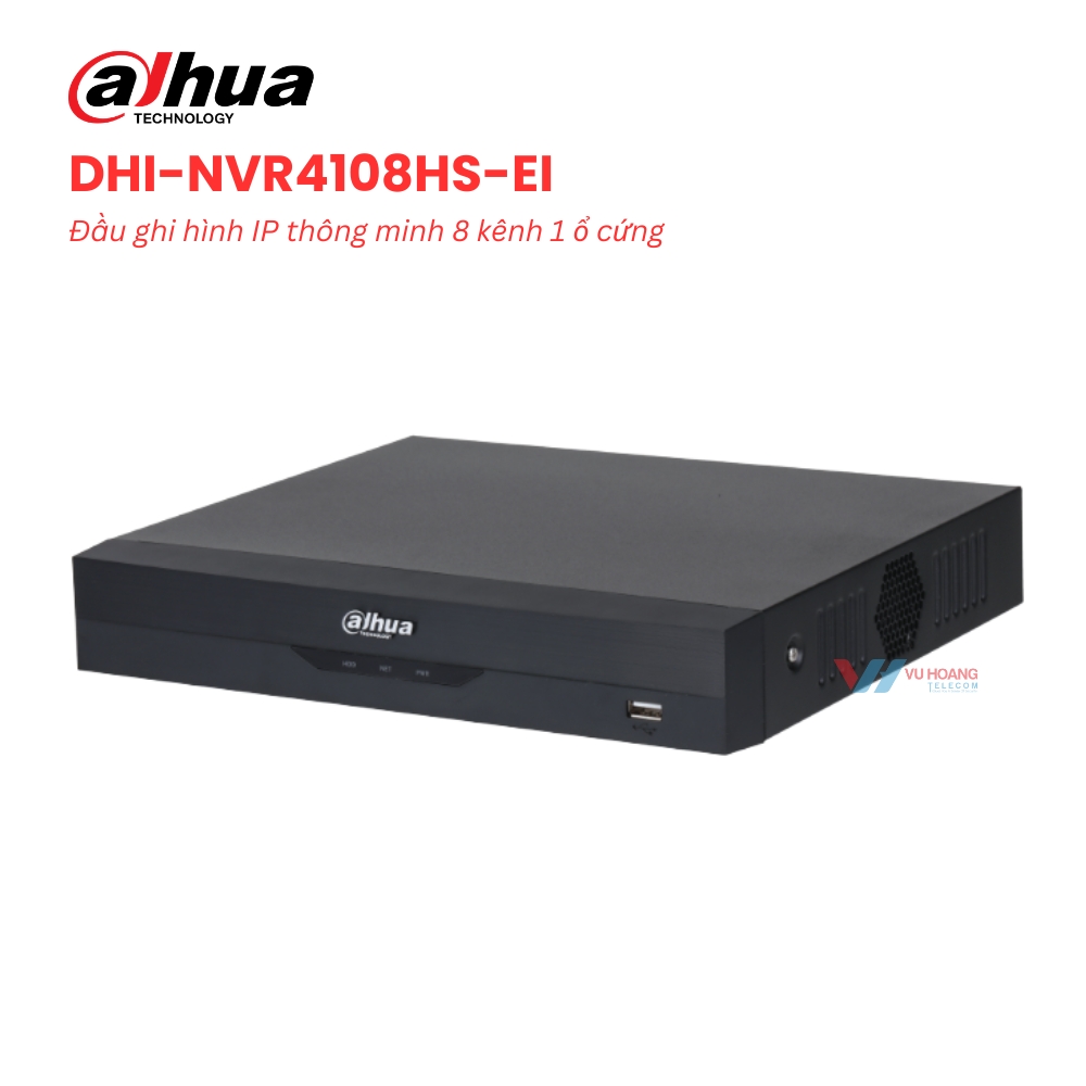 Đầu Ghi DAHUA DHI-NVR4108HS-EI - AI 8 Kênh