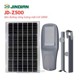 Đèn Năng Lượng Mặt Trời JINDIAN JD-Z500 Sáng 20 Giờ/Đêm