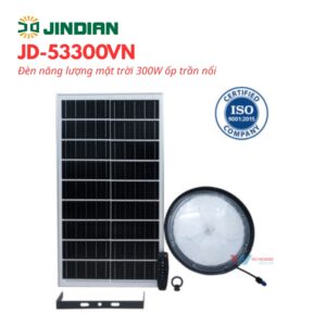 Đèn Năng Lượng Mặt Trời JINDIAN JD-53300VN Ốp Trần