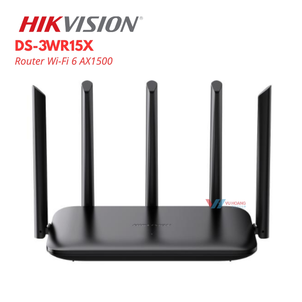 Router Wifi HIKVISION DS-3WR15X - Gigabit, Quản Lý Qua App