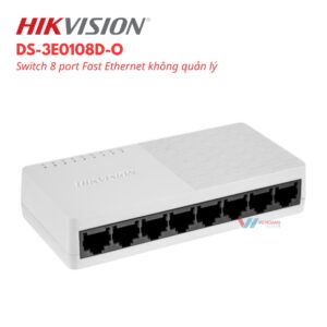 Switch HIKVISION DS-3E0108D-O 8 Cổng Cắm Là Dùng
