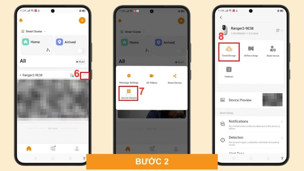 Bước 2: Truy cập vào mục Cloud Storage