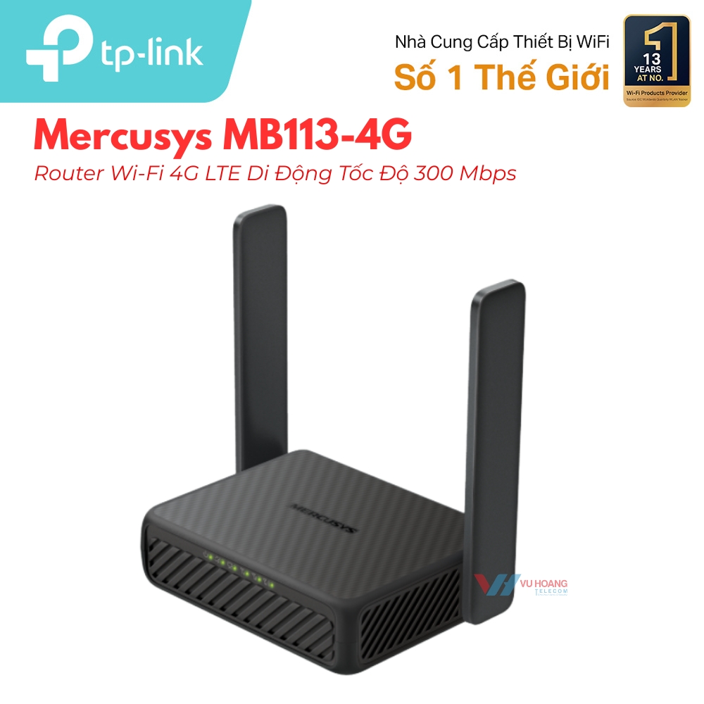 Router Wifi 4G Mercusys MB113-4G