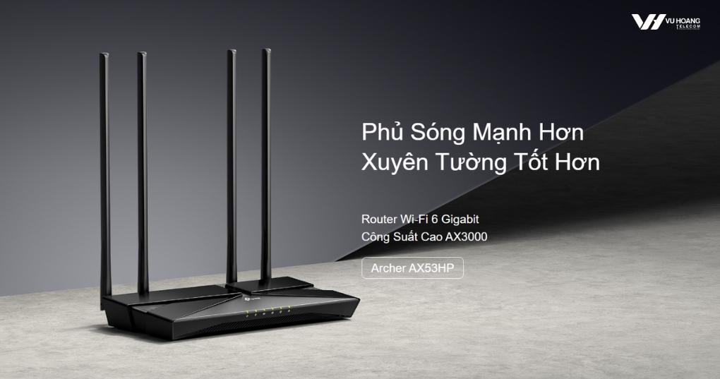 Router Wifi TP-LINK Archer AX53HP - Wi-Fi 6 Xuyên Tường