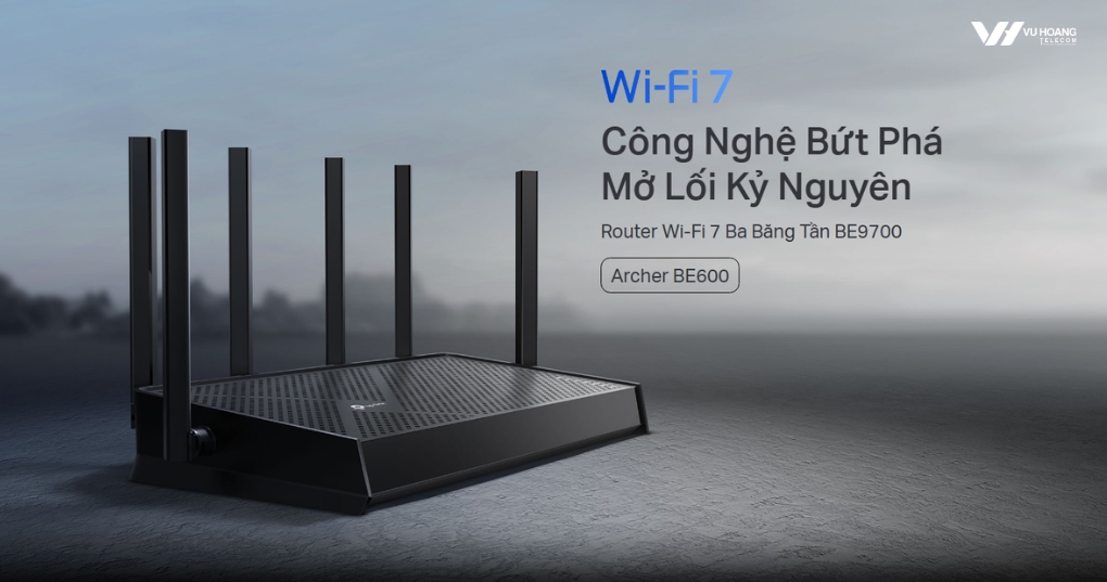 Router Wifi TP-LINK Archer BE550 - Wi-Fi 7 Ba Băng Tần
