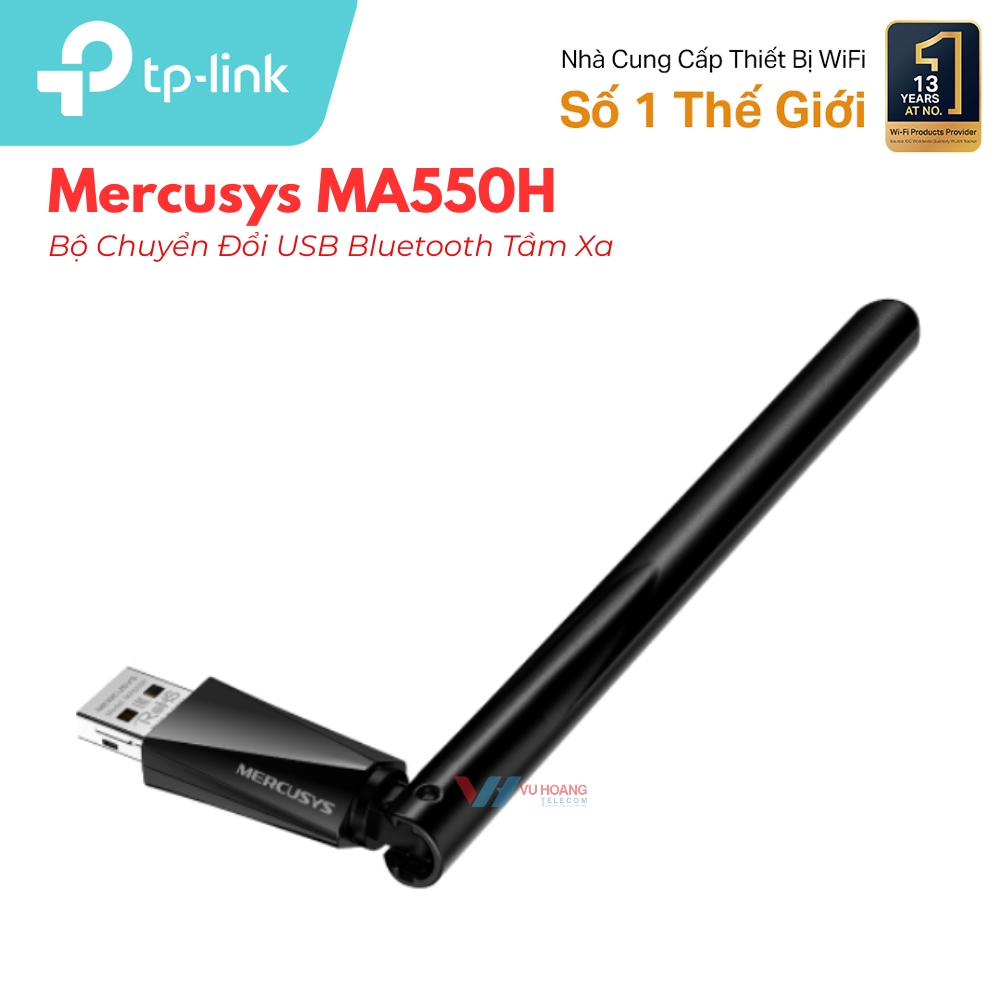USB Mercusys MA550H - Bluetooth 5.4 Kết Nối 7 Thiết Bị Giá Tốt