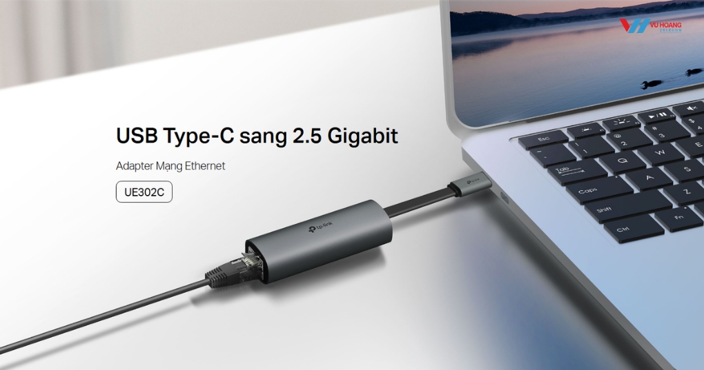 USB TP-Link UE302C - Chuyển USB-C Sang LAN 2.5 Gigabit