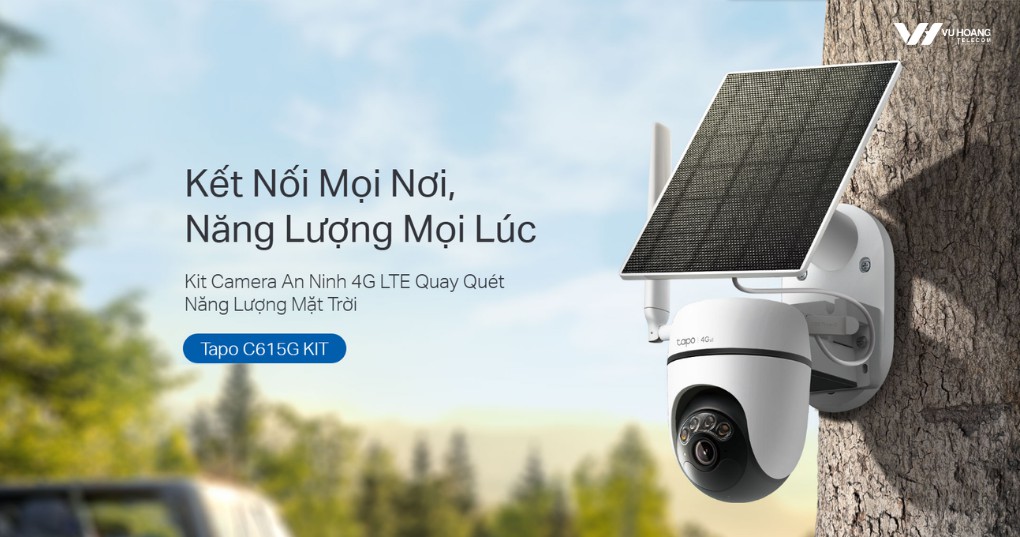 Camera Tapo C615G Kit 3MP Xoay Quét, Cảnh Báo Còi Hú Chính Hãng