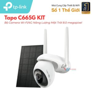 Camera Tapo C665G KIT 8MP Năng Lượng Mặt Trời 4G