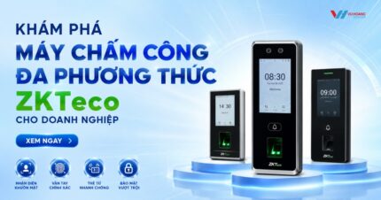 Máy chấm công đa phương thức ZKTeco cho doanh nghiệp