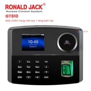 Máy Chấm Công Vân Tay Ronald Jack GT810 - Pin 8 Giờ