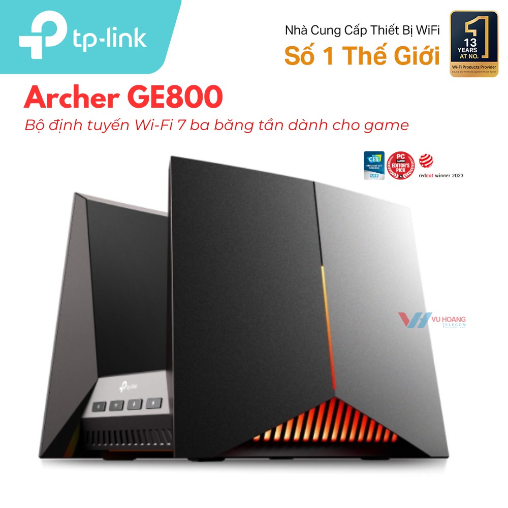 Router Wi-Fi 7 TP-Link Archer GE800 - 1
