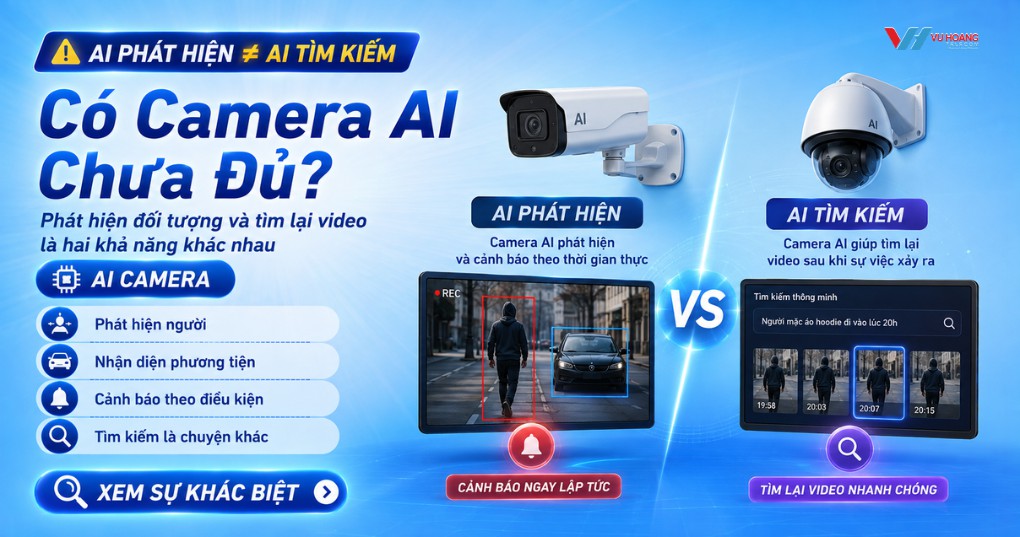 Đừng nhầm AI phát hiện với AI tìm kiếm video