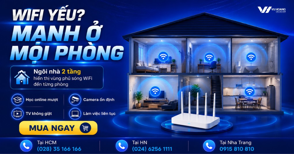 Mua bộ phát sóng wifi gia đình & doanh nghiệp giá tốt