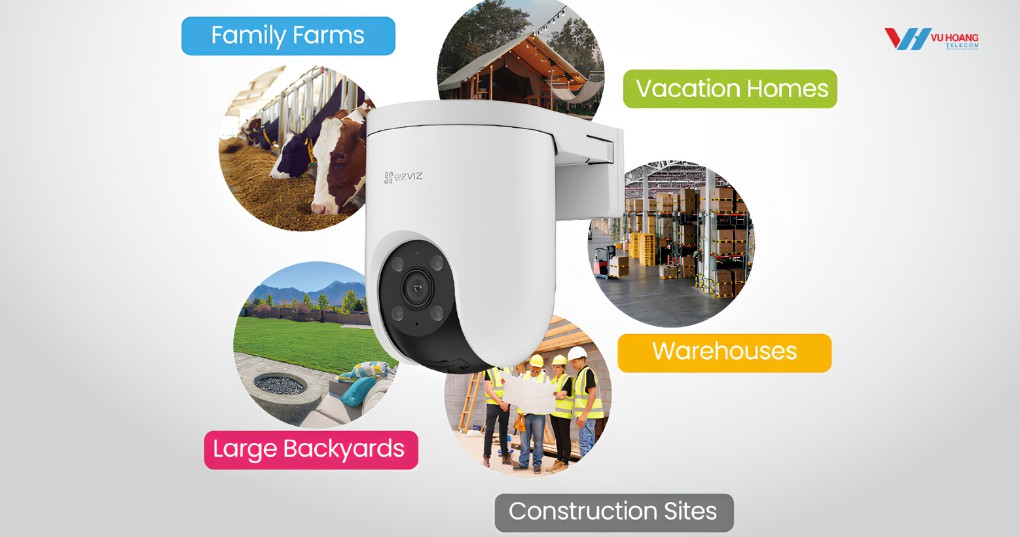 Các dòng camera EZVIZ ngoài trời phổ biến hiện nay