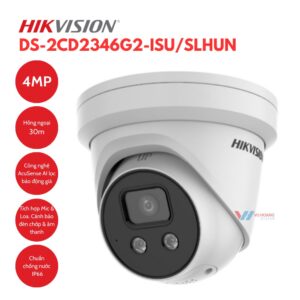 Camera IP Hikvision DS-2CD2346G2-ISU/SLHUN 4MP AcuSense