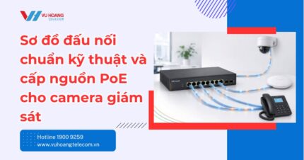 Sơ đồ đấu nối camera poe chuẩn kỹ thuật chi tiết 2026