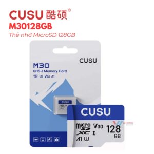 Thẻ nhớ camera 128GB CUSU M30128GB chuẩn U1 V10 ổn định